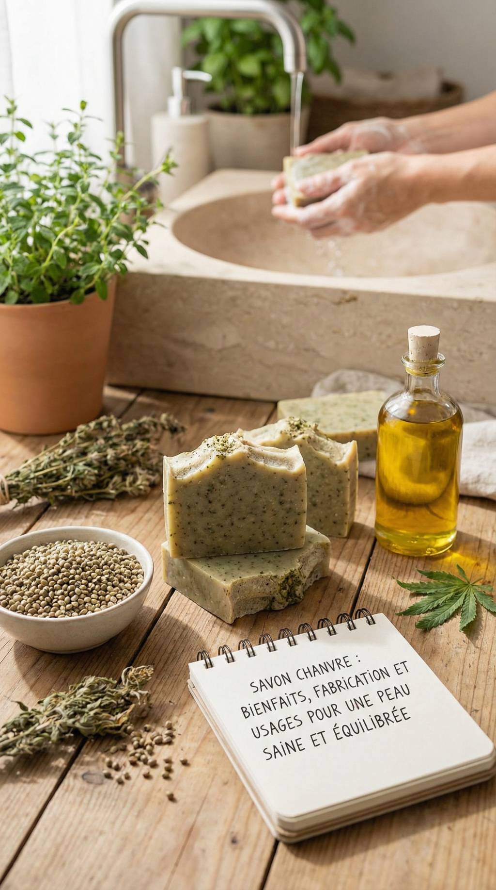 Savon chanvre : bienfaits, fabrication et usages pour une peau saine et équilibrée