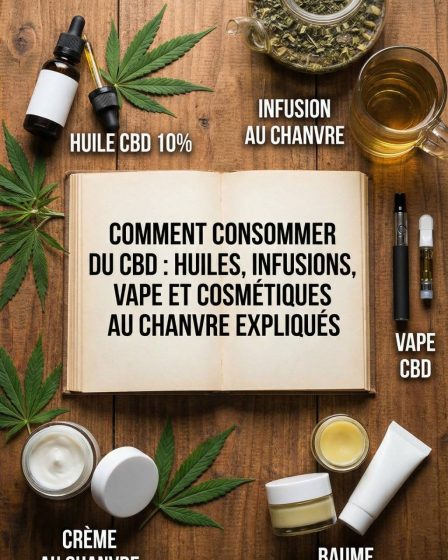 Comment consommer du cbd : huiles, infusions, vape et cosmétiques au chanvre expliqués