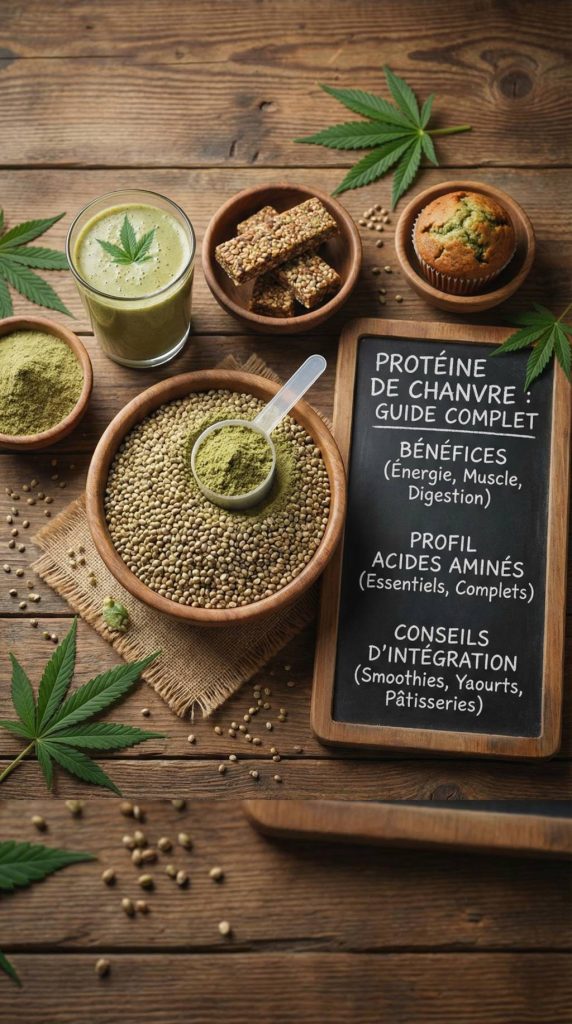 Proteine chanvre : bénéfices, profil d’acides aminés et conseils pour l’intégrer à son alimentation