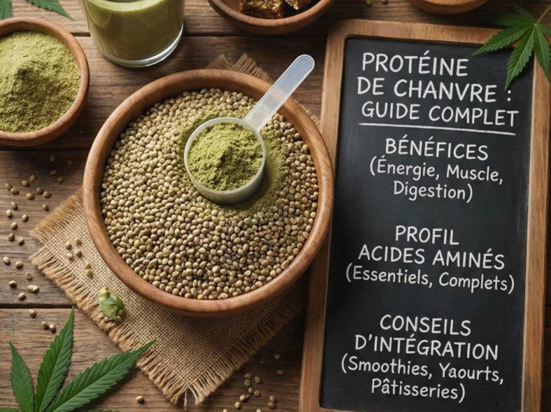 Proteine chanvre : bénéfices, profil d’acides aminés et conseils pour l’intégrer à son alimentation