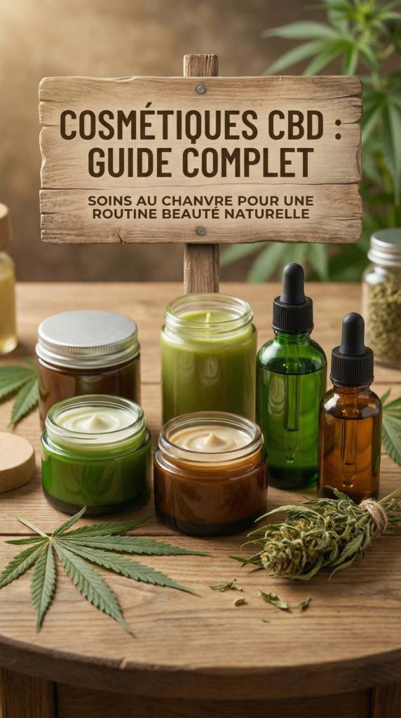 Cosmétiques cbd : guide complet des soins au chanvre pour une routine beauté naturelle