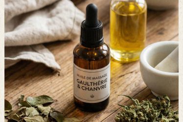 Faire son huile de massage gaultherie : associer la gaulthérie et le chanvre pour soulager les tensions