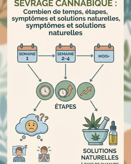 Sevrage cannabique combien de temps : étapes, symptômes et solutions naturelles à base de chanvre