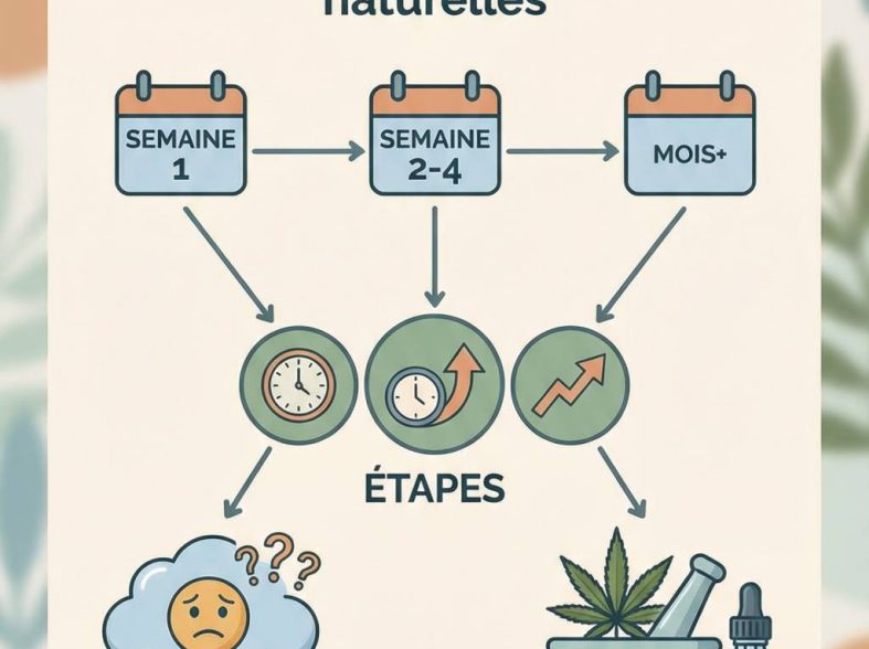 Sevrage cannabique combien de temps : étapes, symptômes et solutions naturelles à base de chanvre