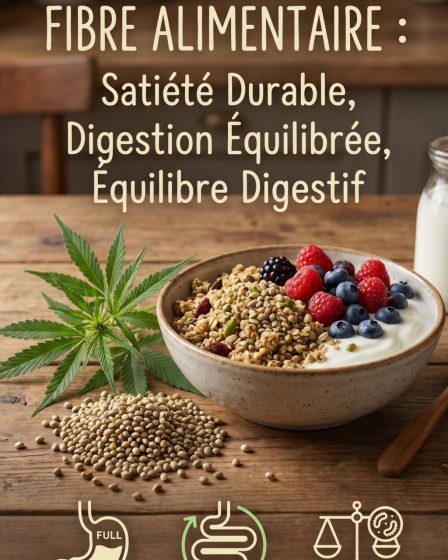 Chanvre et fibres alimentaires : quels effets sur la satiété, le transit et l’équilibre digestif ?